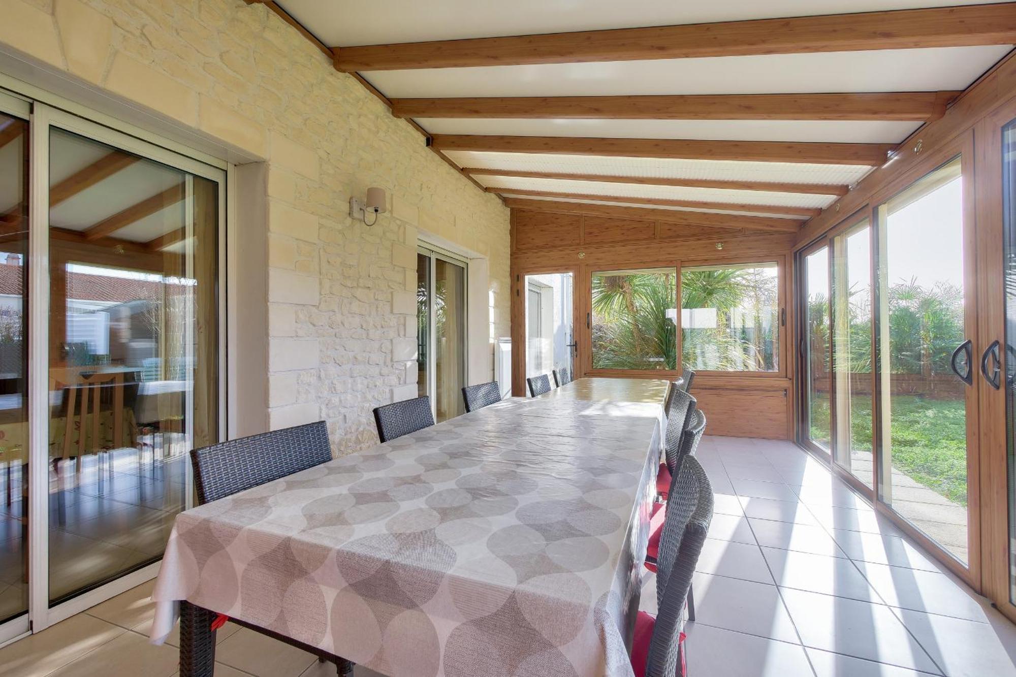 Maison Pour 8 - 5Min De La Plage - Jardin & Veranda Longeville-sur-Mer Exteriör bild