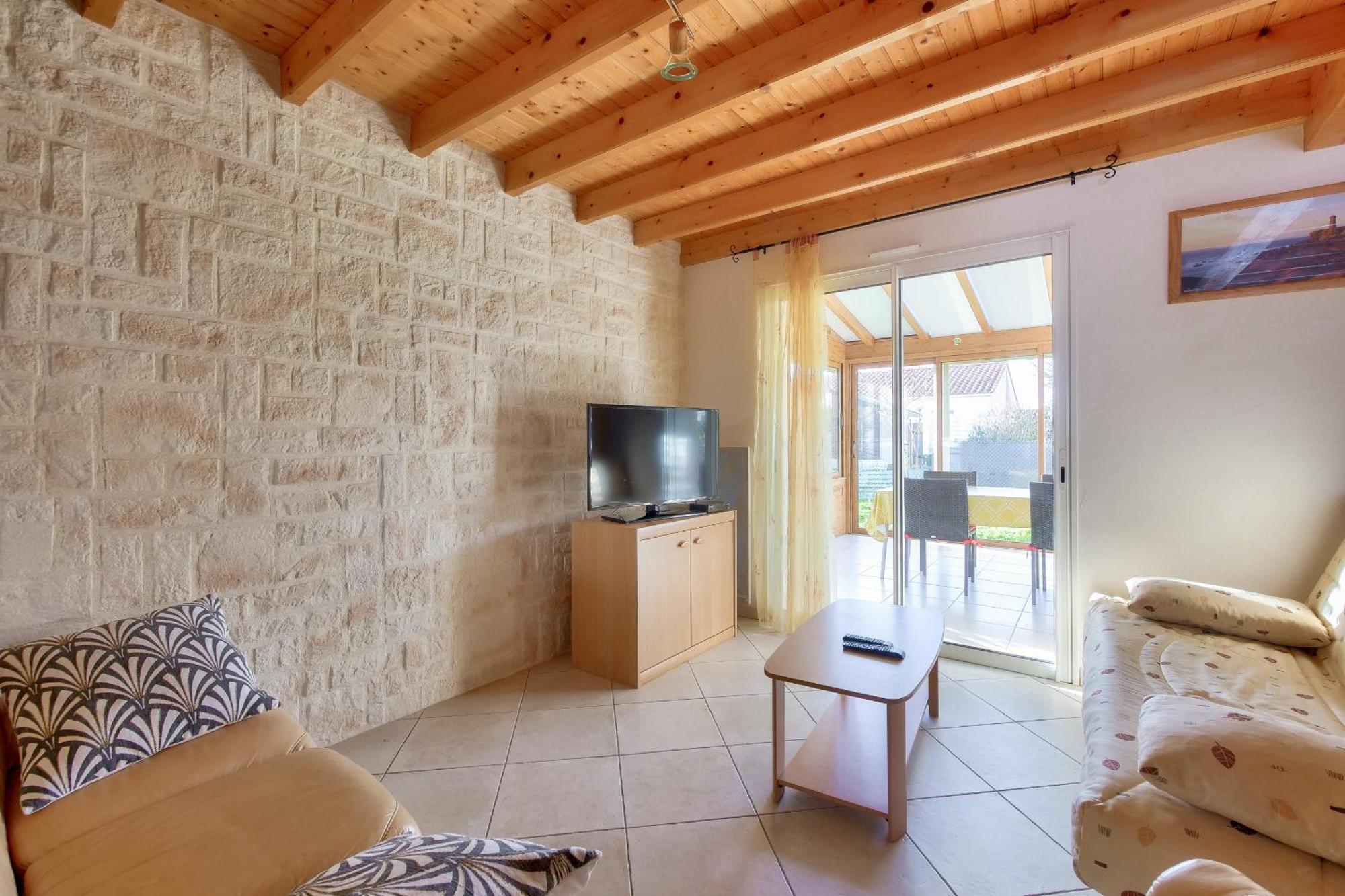 Maison Pour 8 - 5Min De La Plage - Jardin & Veranda Longeville-sur-Mer Exteriör bild