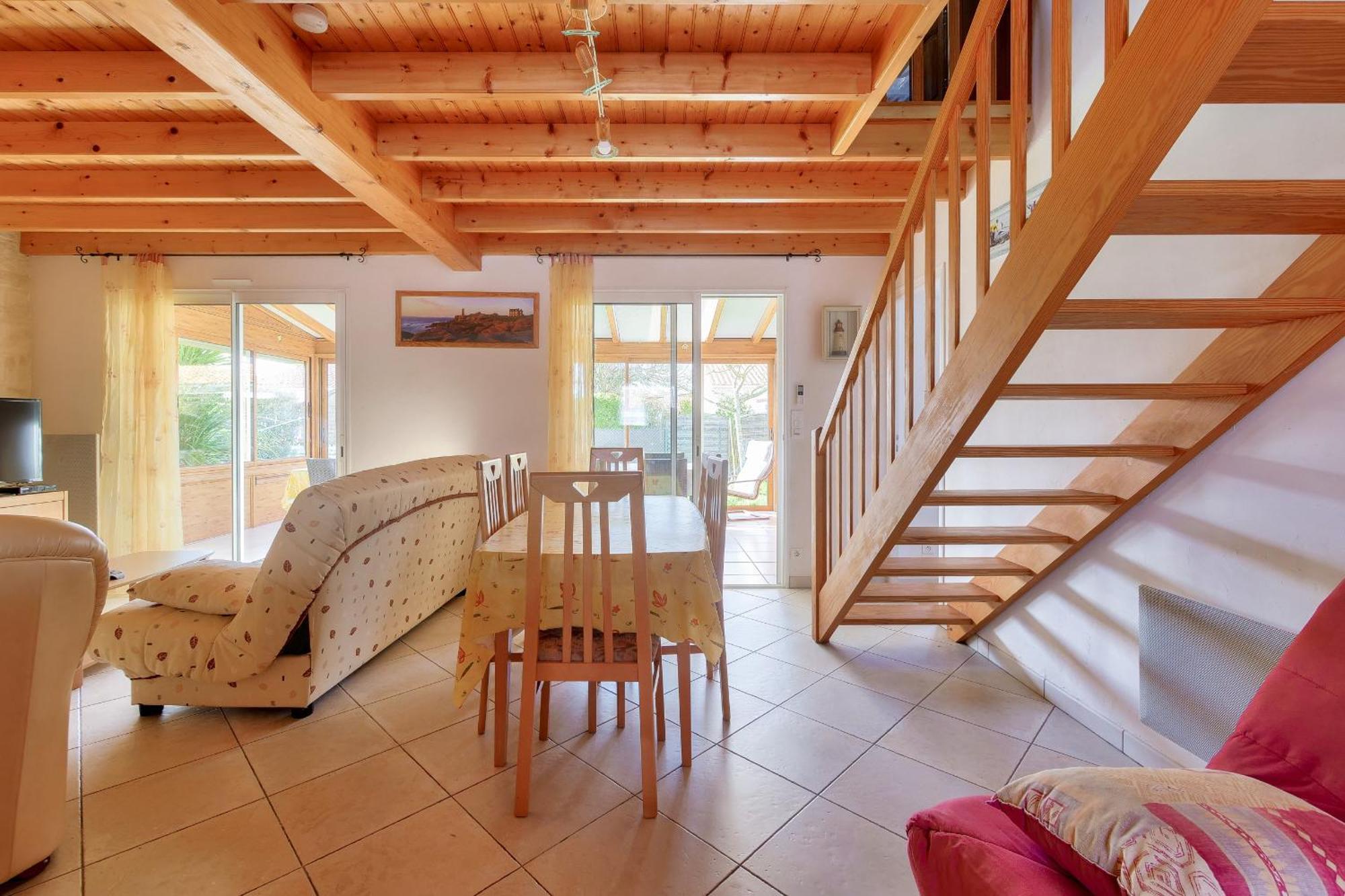Maison Pour 8 - 5Min De La Plage - Jardin & Veranda Longeville-sur-Mer Exteriör bild
