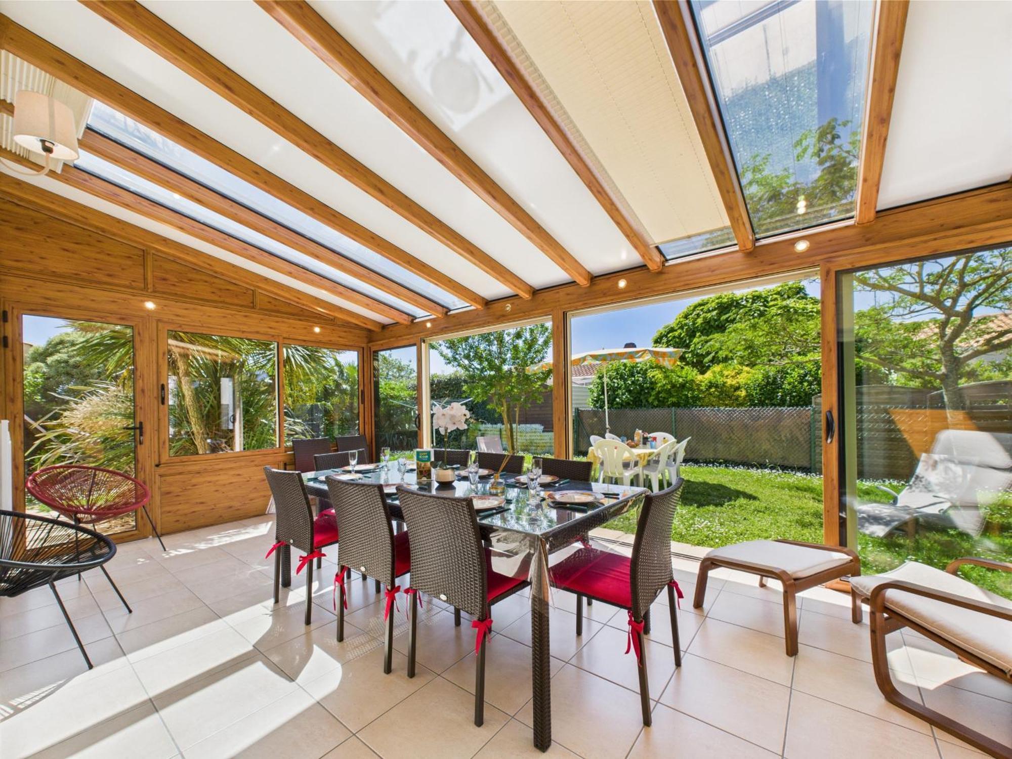 Maison Pour 8 - 5Min De La Plage - Jardin & Veranda Longeville-sur-Mer Exteriör bild