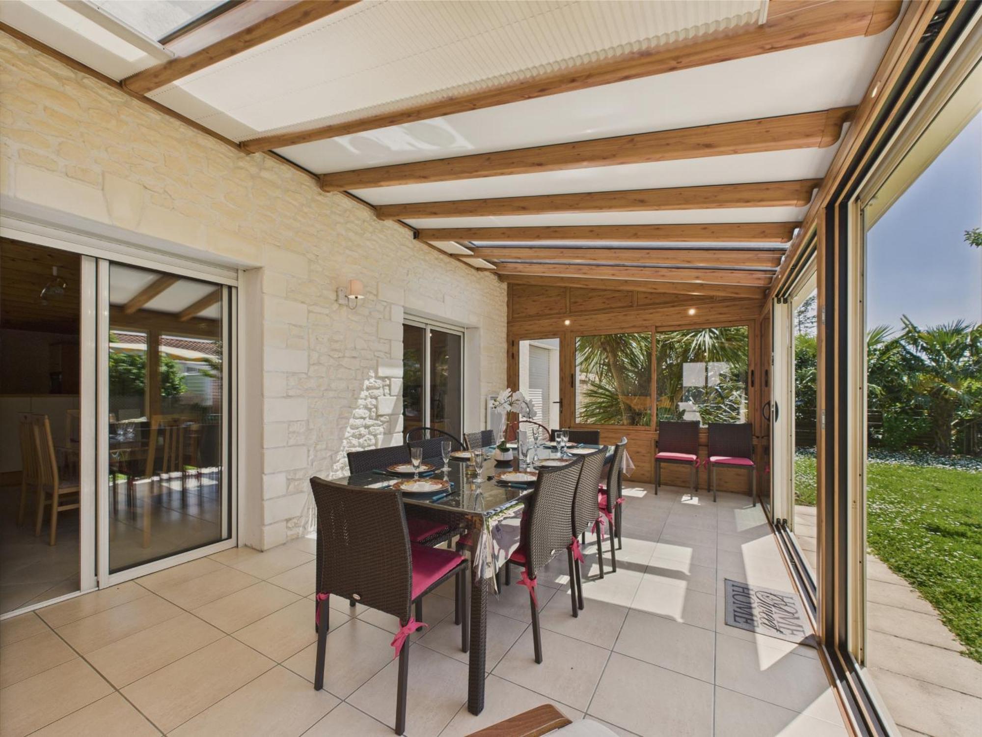 Maison Pour 8 - 5Min De La Plage - Jardin & Veranda Longeville-sur-Mer Exteriör bild