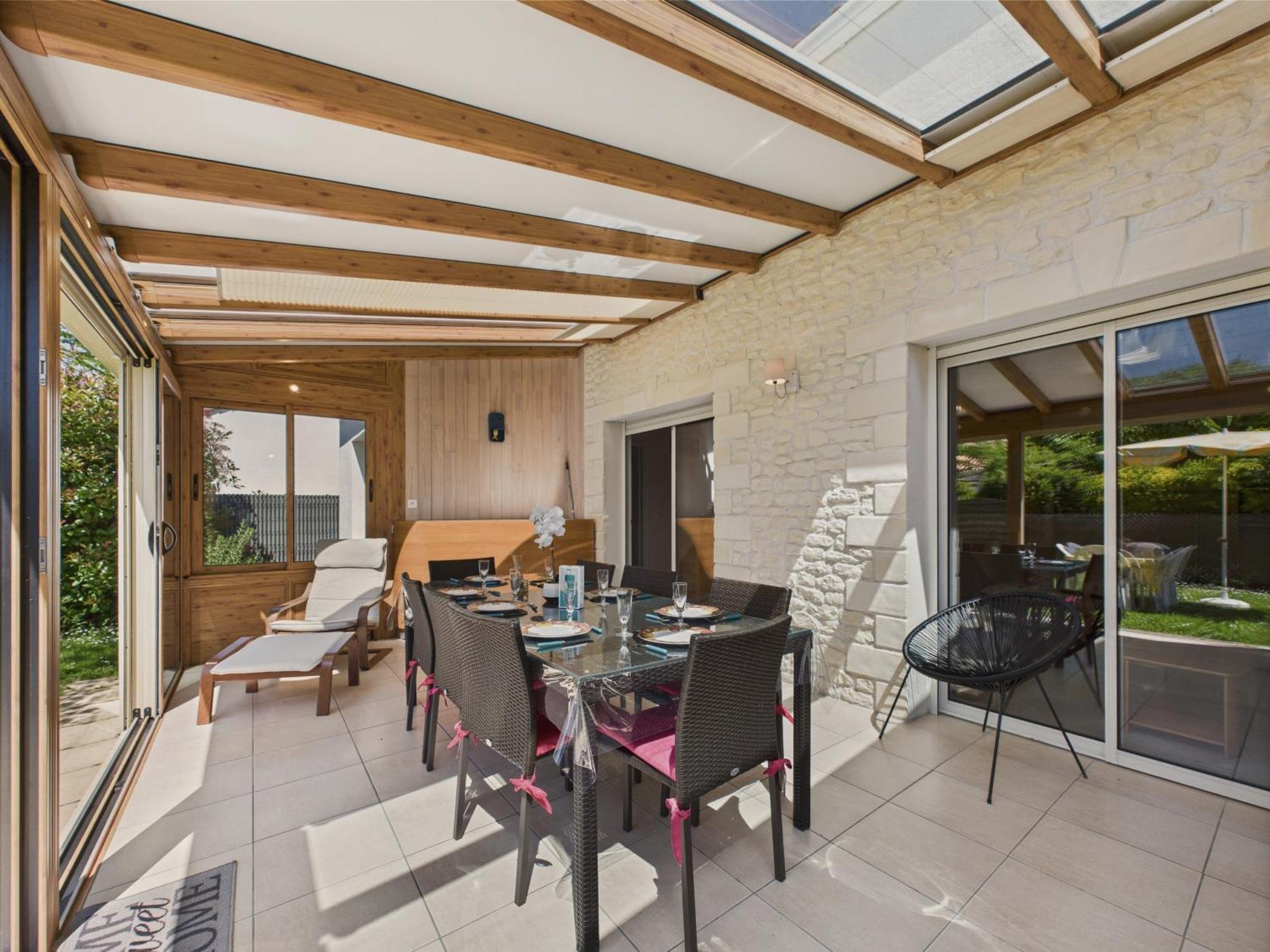 Maison Pour 8 - 5Min De La Plage - Jardin & Veranda Longeville-sur-Mer Exteriör bild